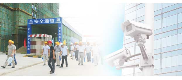 建筑工地安全通道高清視頻監控