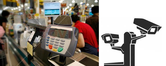 停車場(chǎng)監(jiān)控記錄小賊偷后視鏡全過程