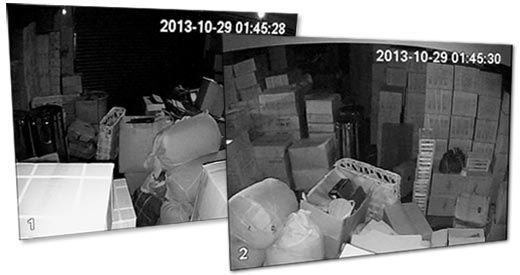 停車場(chǎng)監(jiān)控記錄小賊偷后視鏡全過程